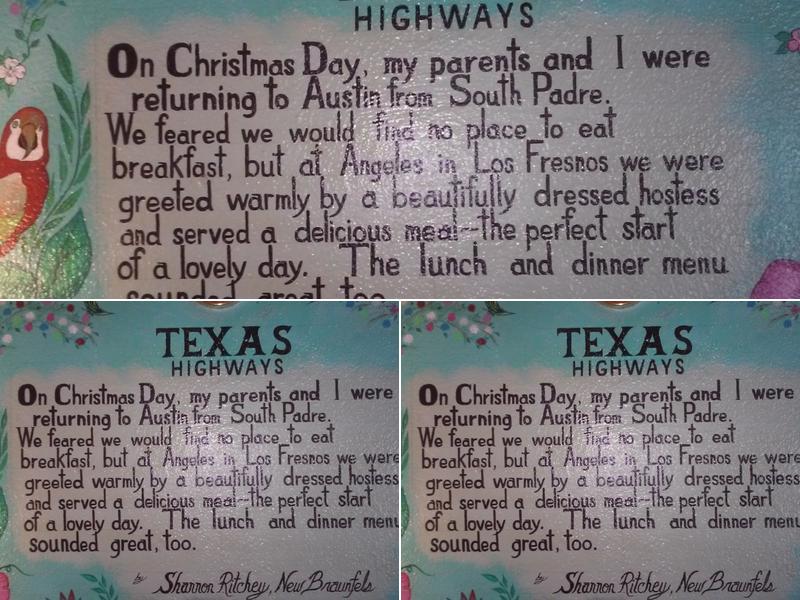 Angeles Restaurant Menu