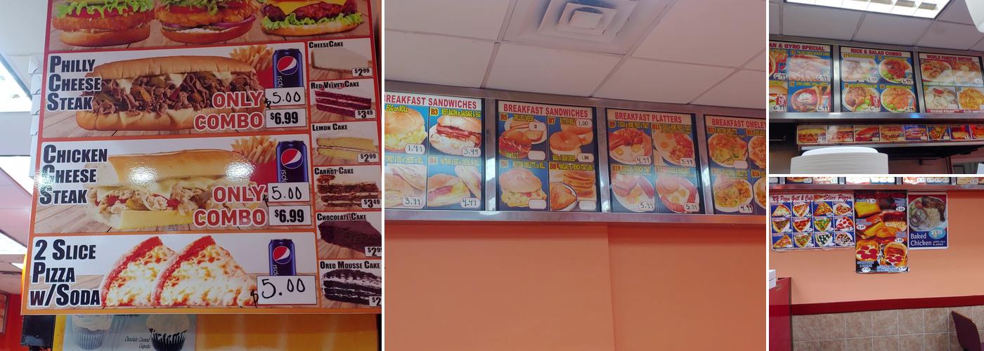 Ny Pizza Grill Cafe Menu