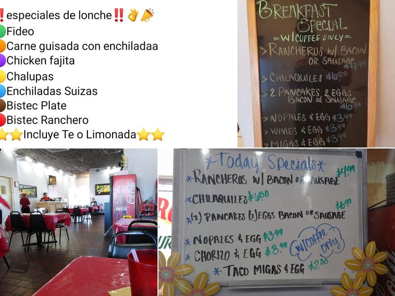 El Control Mexican Restaurant Menu