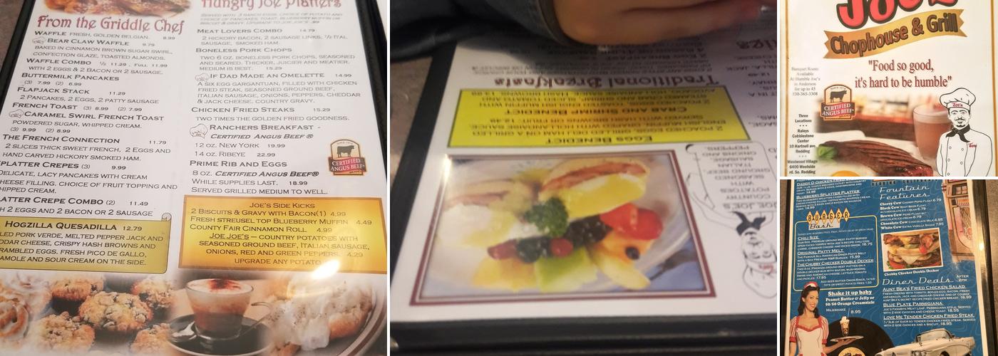 Humble Joe's Chophouse & Grill Menu