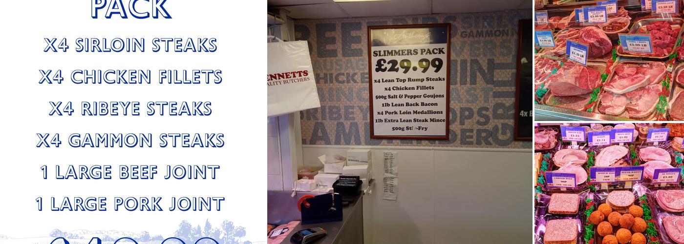 Anthony's High Class Meats Menu