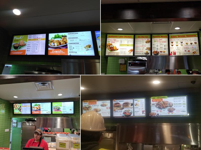 Pollo Campero Menu
