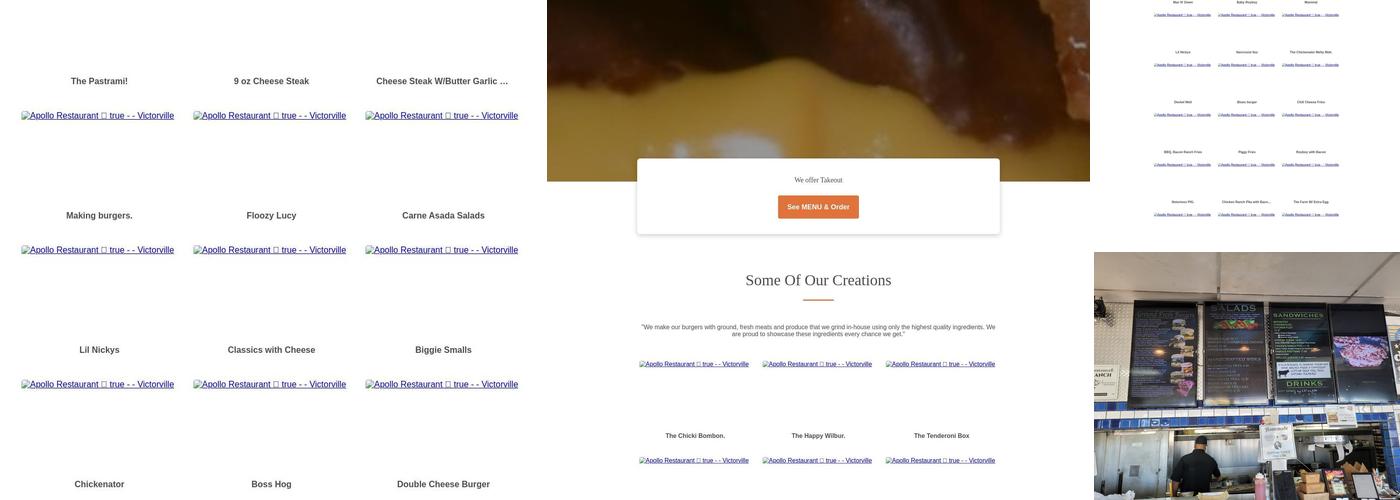 Apollo Restaurant Menu