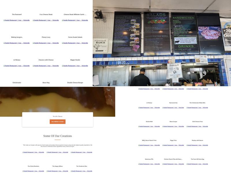 Apollo Restaurant Menu