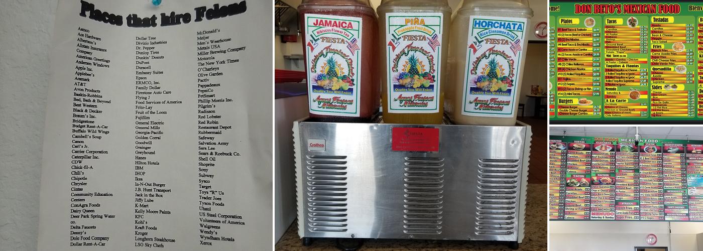 Don Beto's | Mexican Food Menu