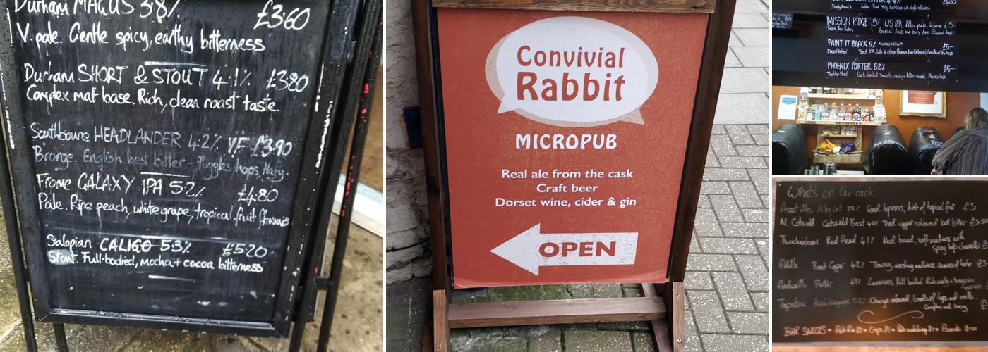 Convivial Rabbit Menu
