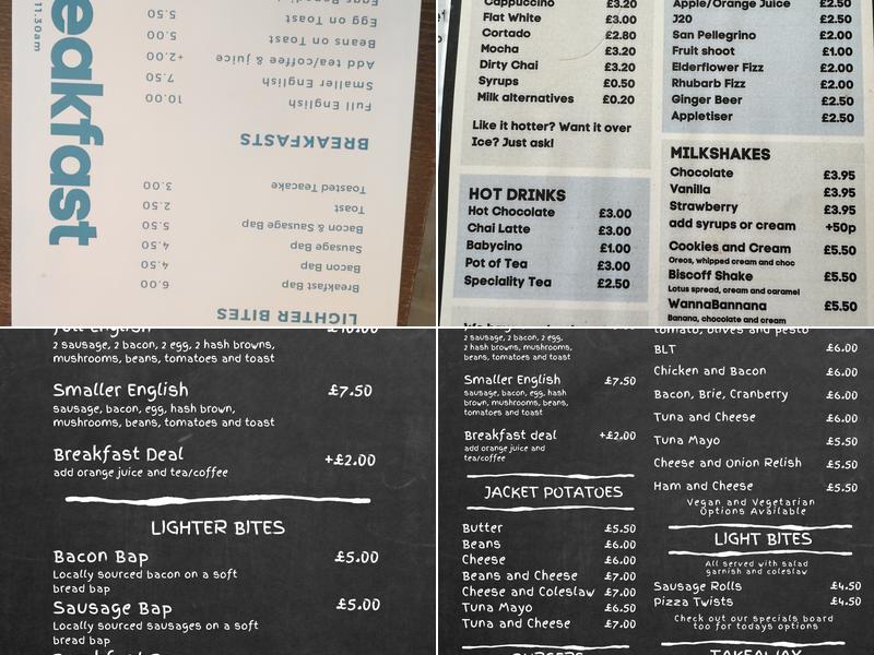 London House Café Menu