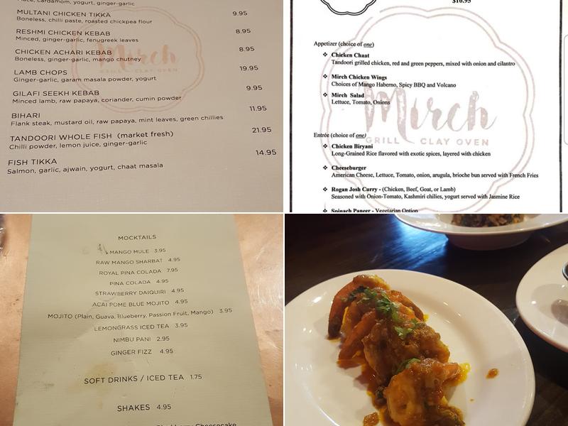 Mirch Menu