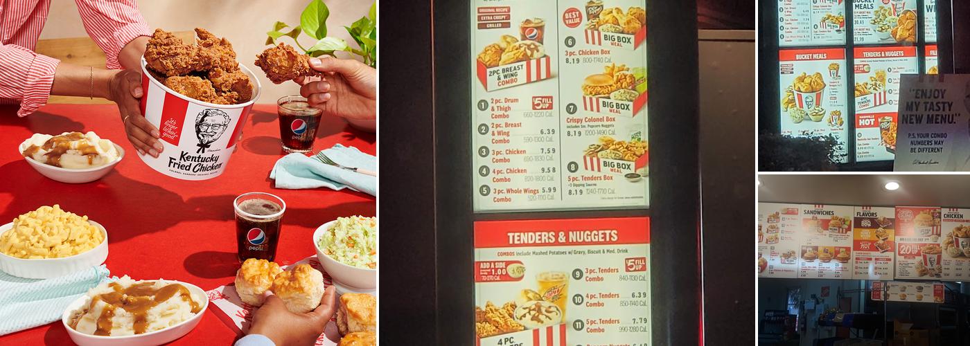 KFC Menu
