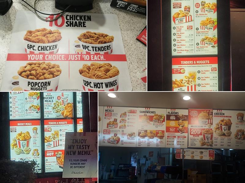 KFC Menu