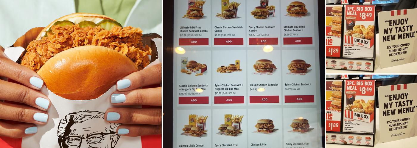 KFC Menu