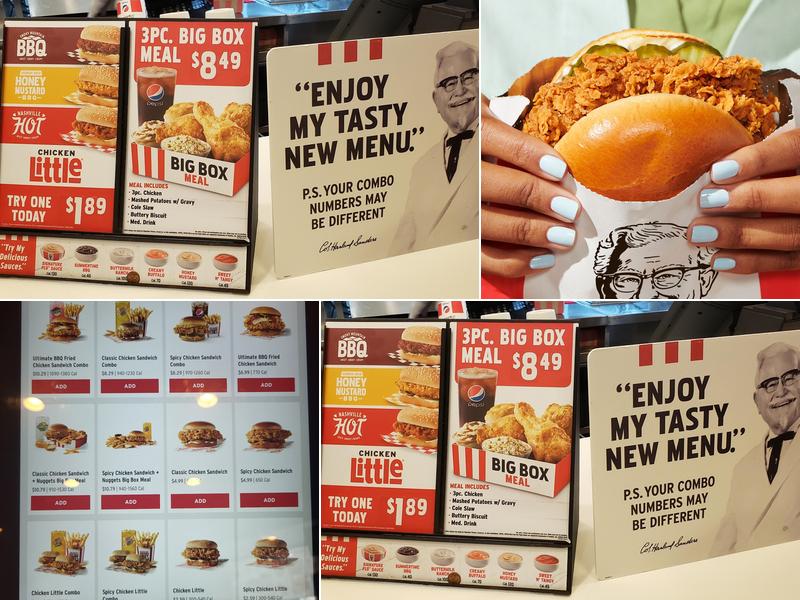 KFC Menu