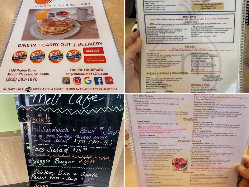 Meli Cafe Pancake House & Restaurant Menu