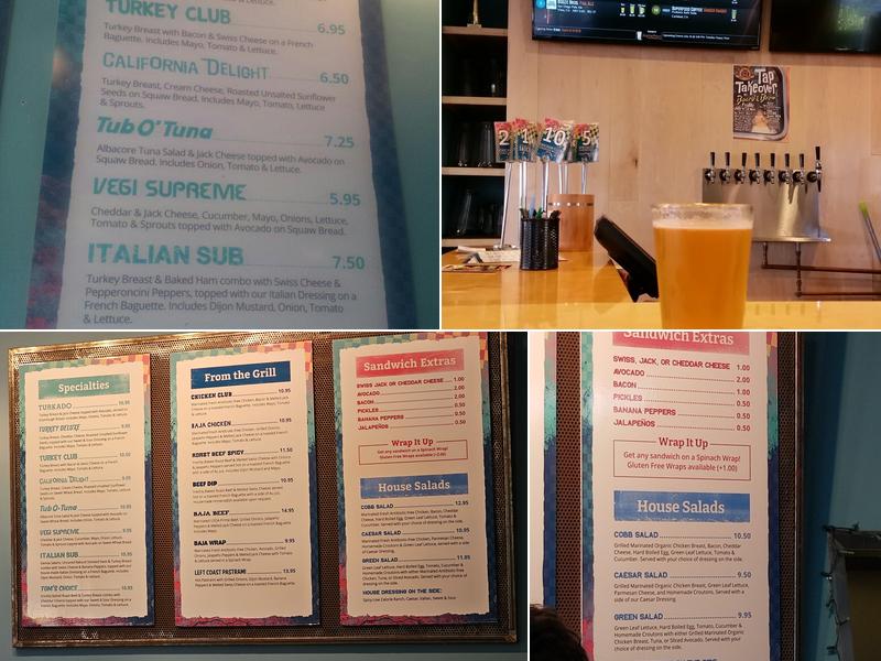 Board & Brew - Carlsbad Bressi Ranch Menu