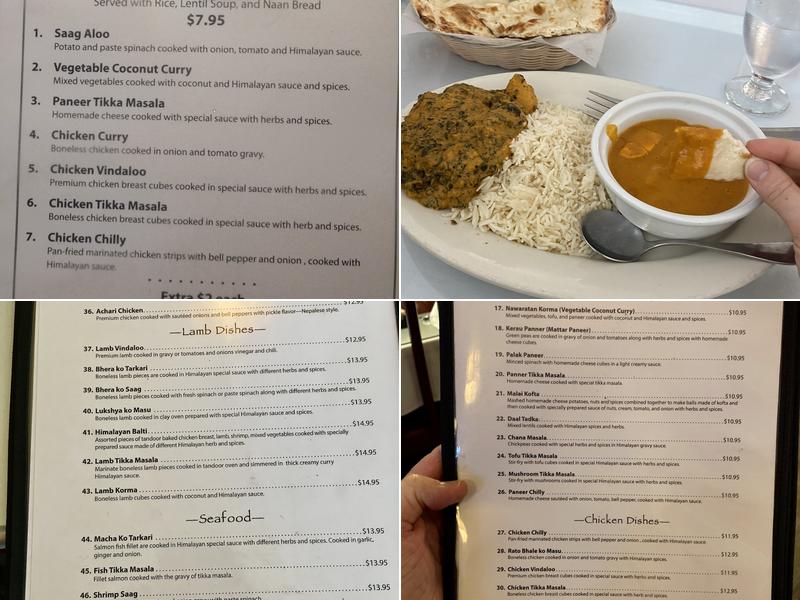 Himalayan Kitchen Encinitas Menu