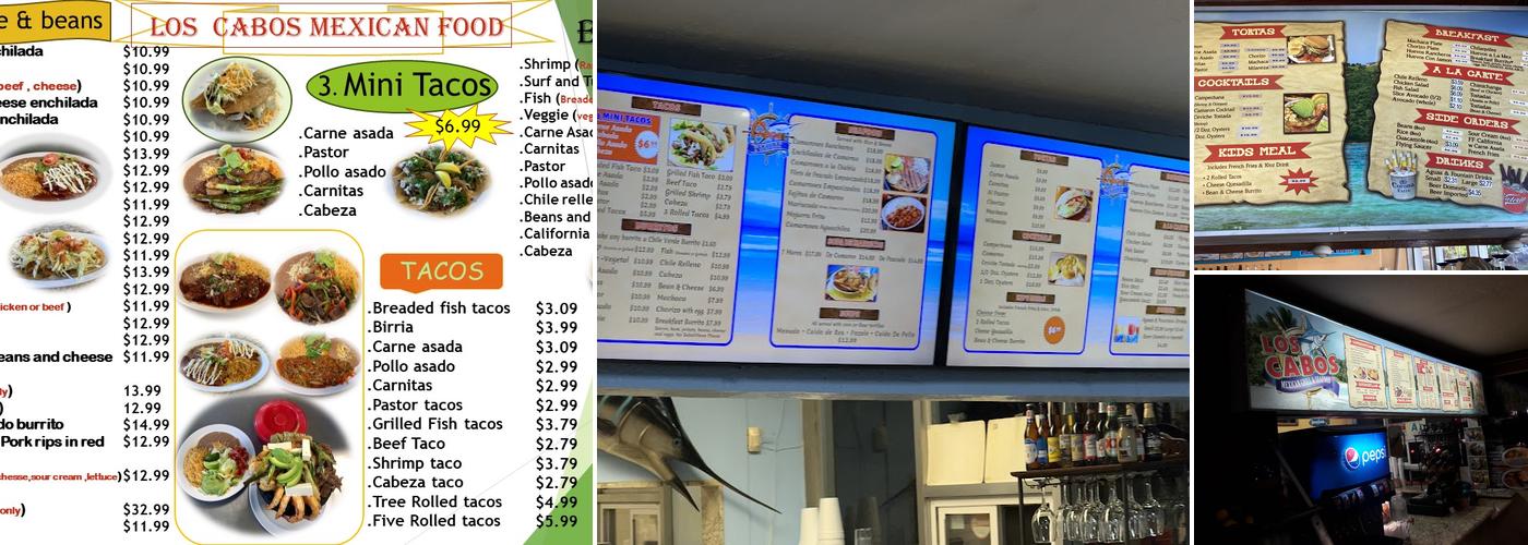 Los Cabos Mexican & Seafood Menu