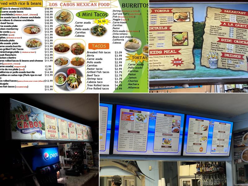 Los Cabos Mexican & Seafood Menu