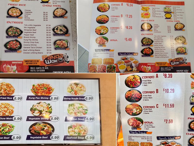 PanPan Wok Menu