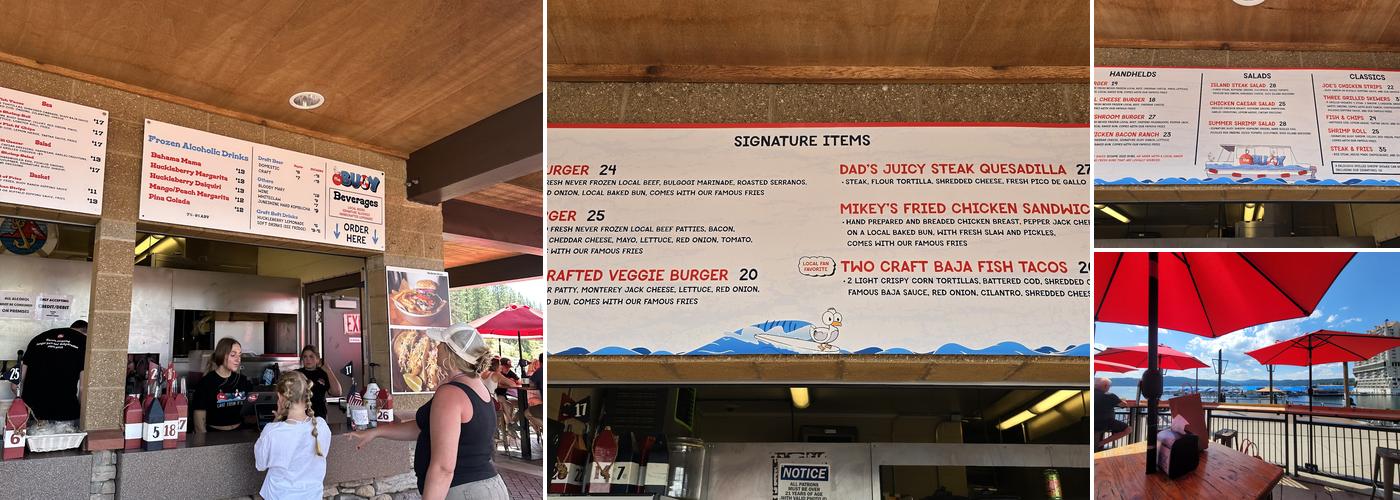 The Buoy Bar & Grill Menu