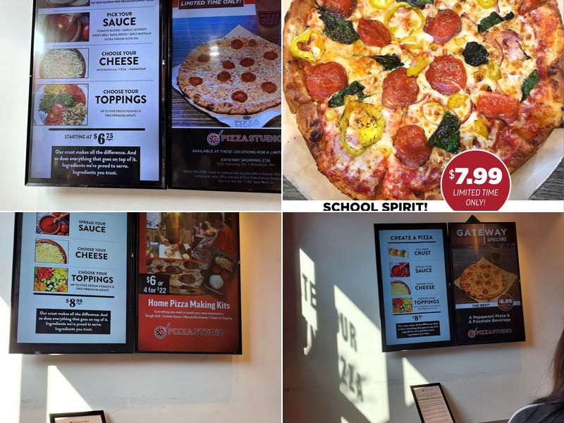 Pizza Studio Menu