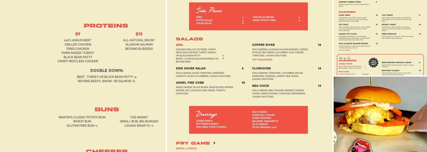 Moo & Brew Menu