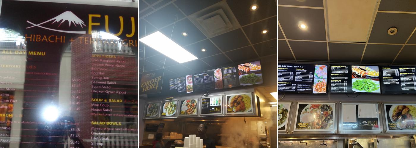 Fuji Hibachi and Teriyaki Grill Menu