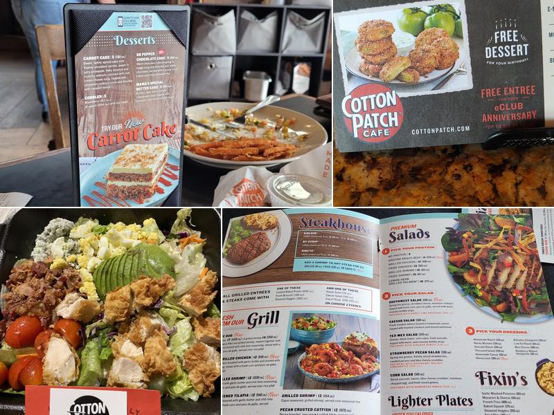 Cotton Patch Cafe Menu