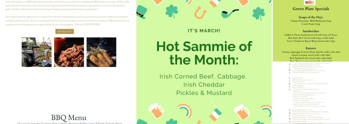 Something Classic Cafe Menu