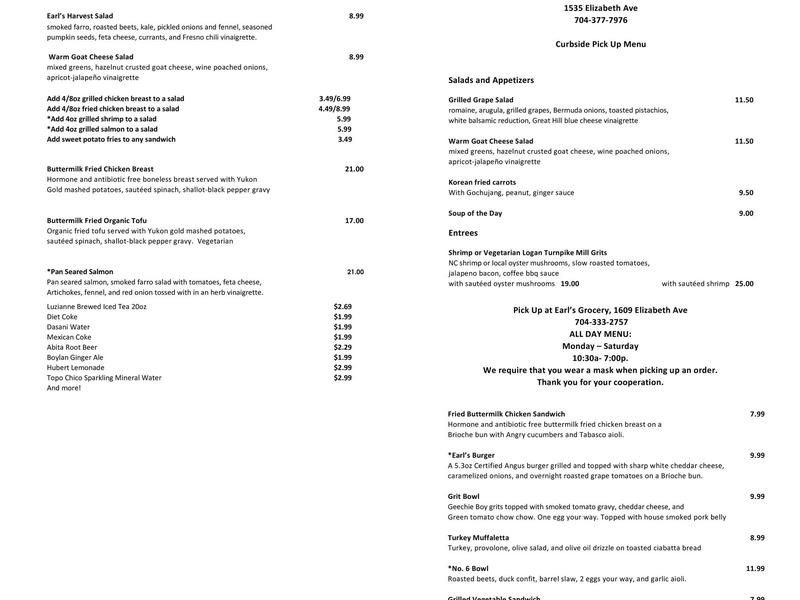 Carpe Diem Restaurant & Caterers Menu