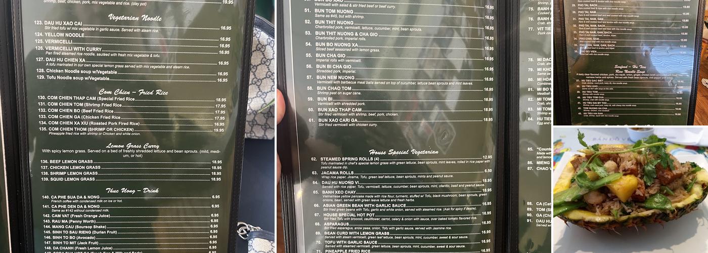 Lang Van Menu