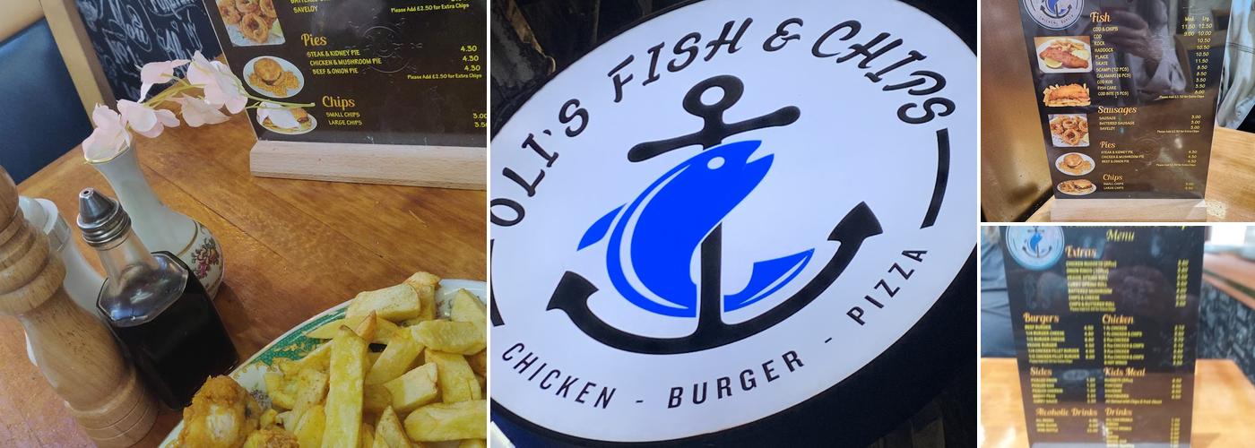 Oli's Fish & Chips Menu