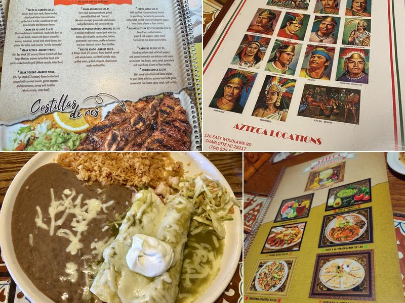 Azteca Menu