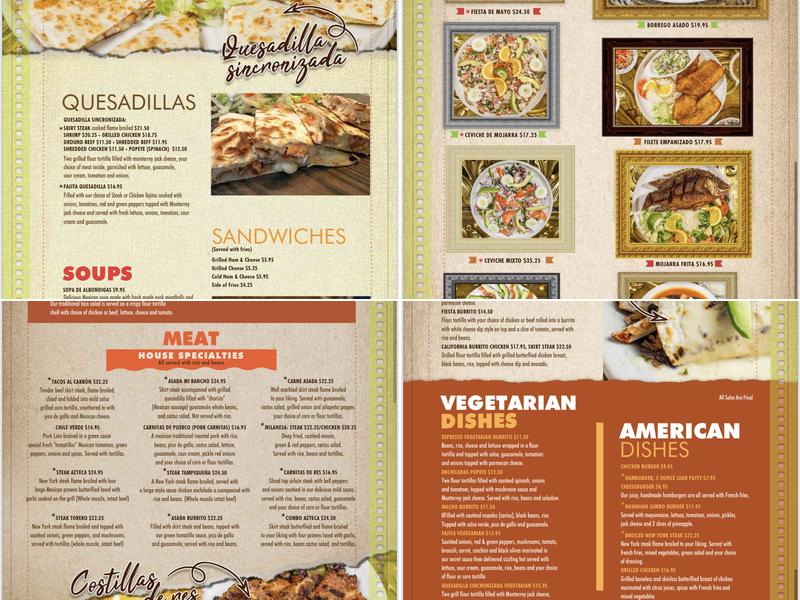 Don Pedro Mexican Restaurant Menu