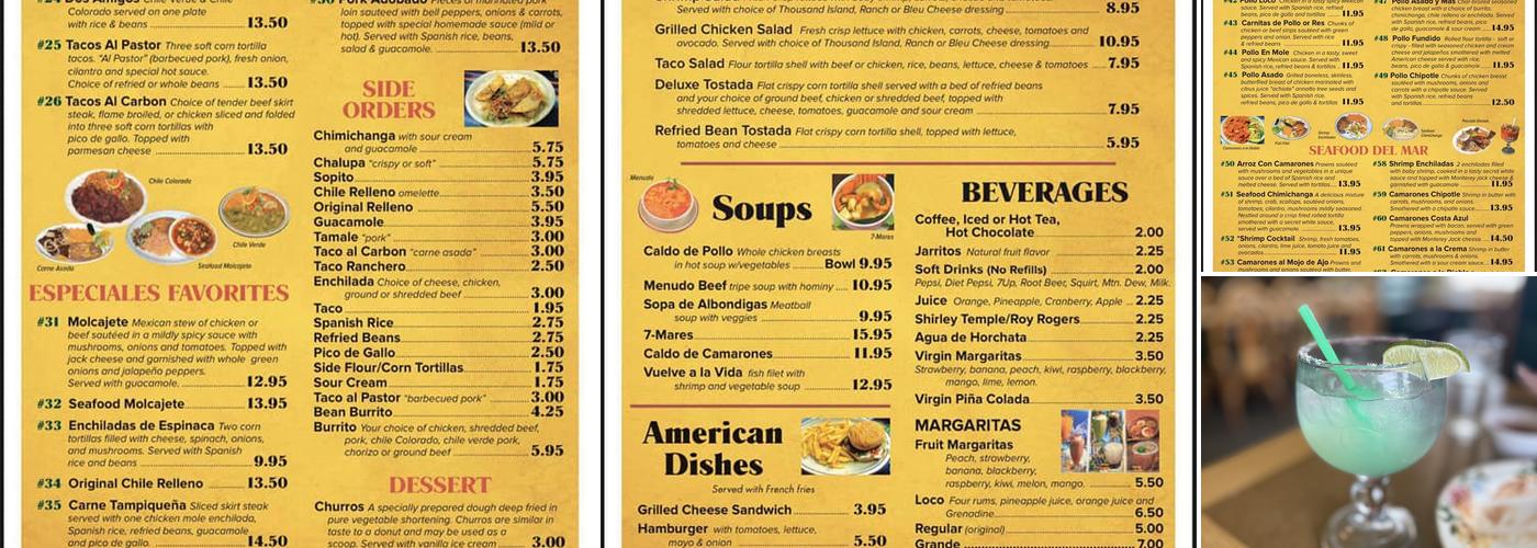 El Erradero Menu