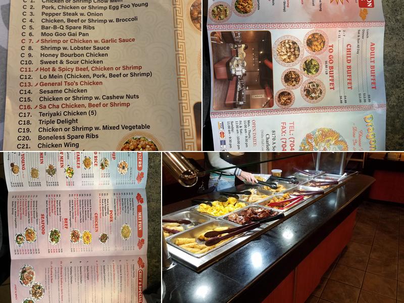 Dragon Buffet Menu