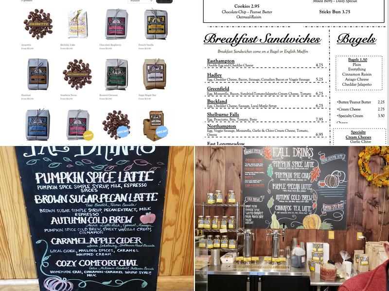 Shelburne Falls Coffee Roasters Menu