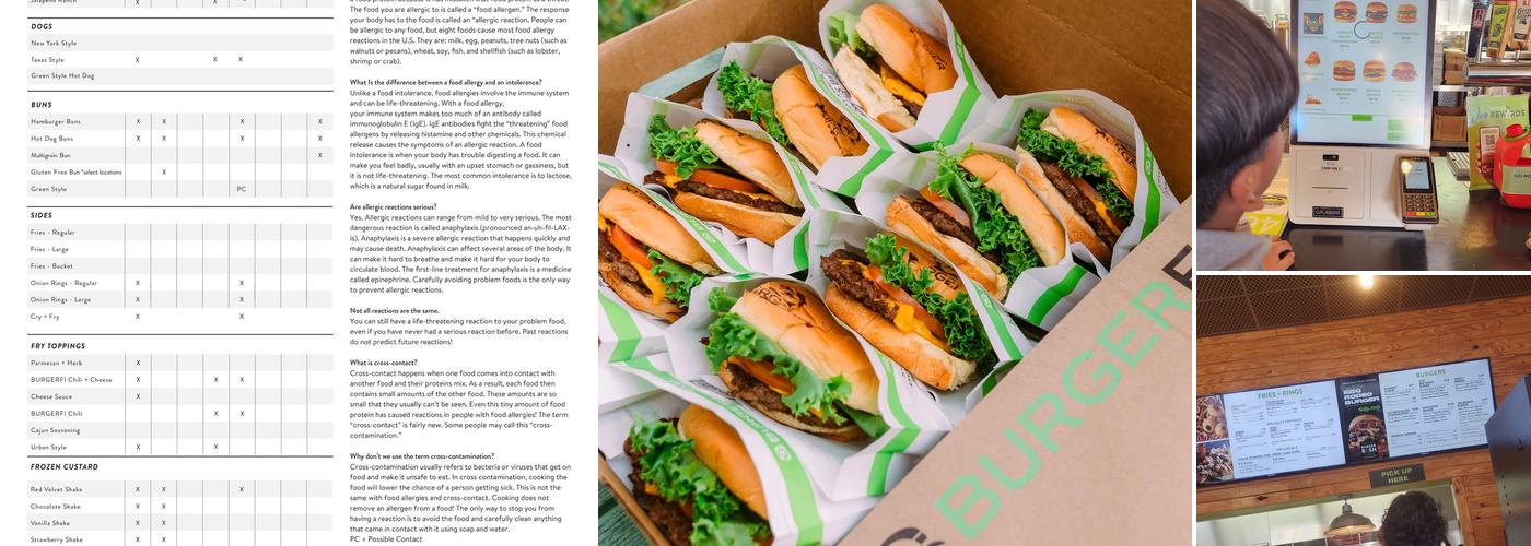 BurgerFi Menu
