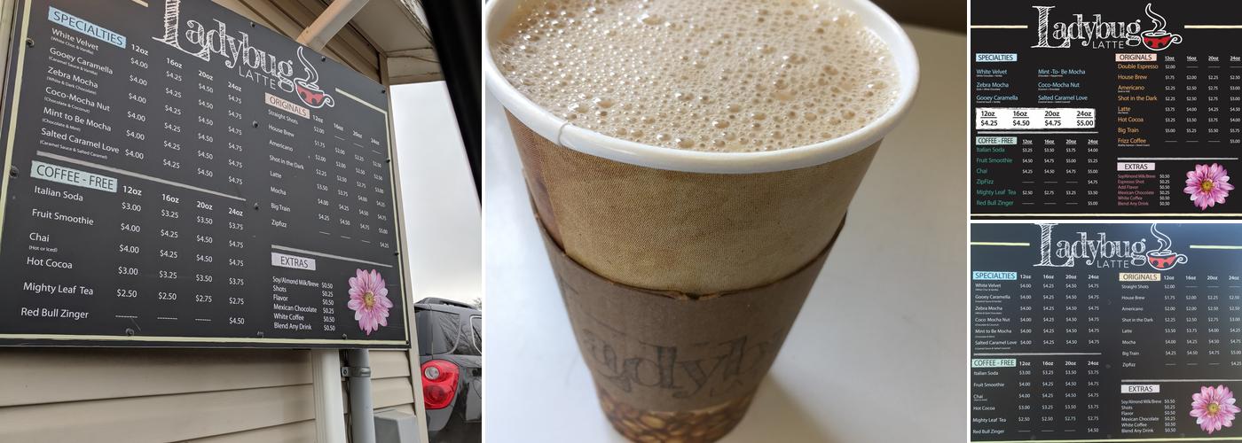 Ladybug Latte Menu