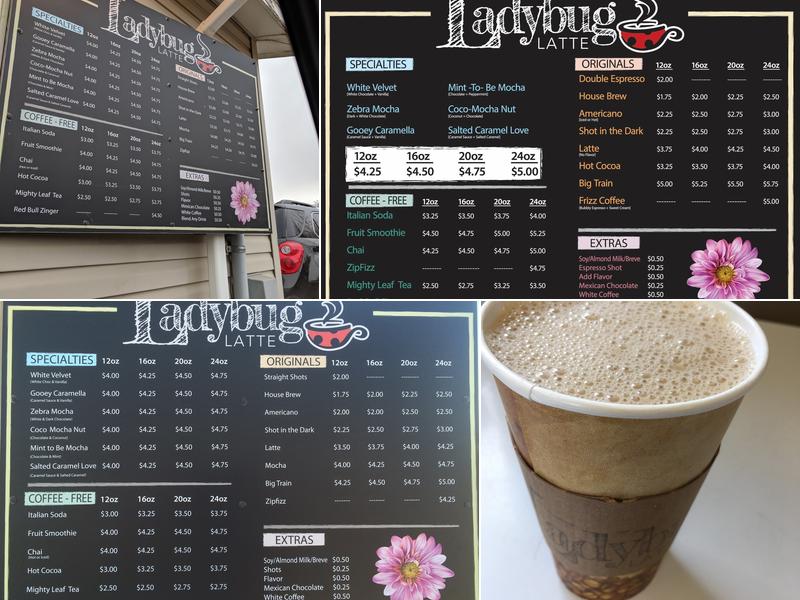 Ladybug Latte Menu