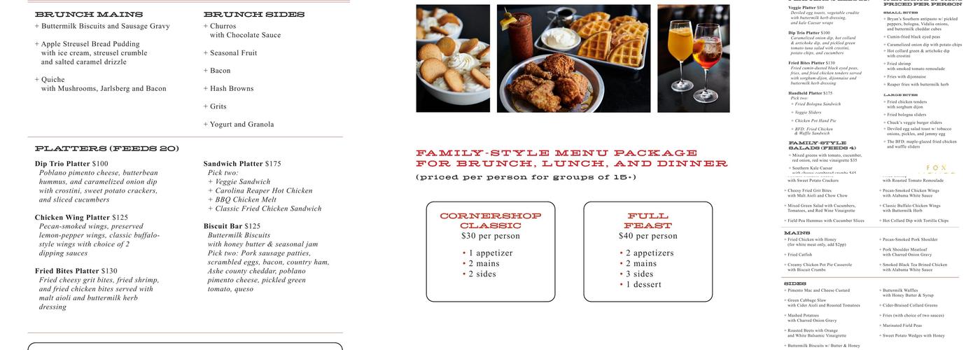 Death and Taxes Menu