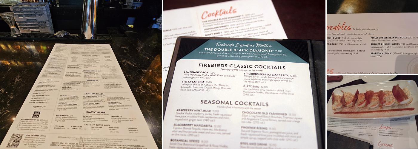 Firebirds Wood Fired Grill Menu