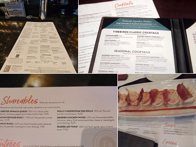 Firebirds Wood Fired Grill Menu