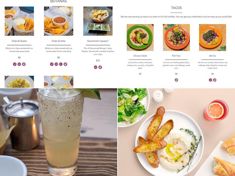 Centro Menu