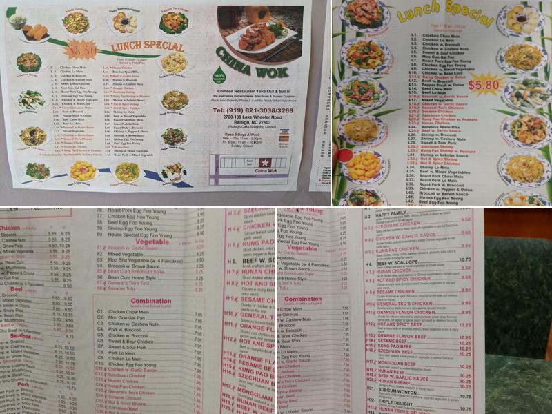 China Wok Menu