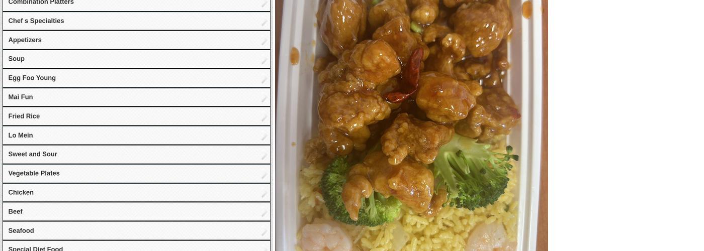 Panda House Menu