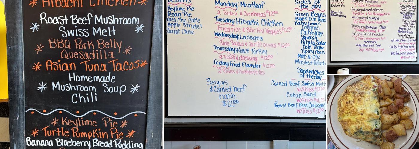 Diner Menu