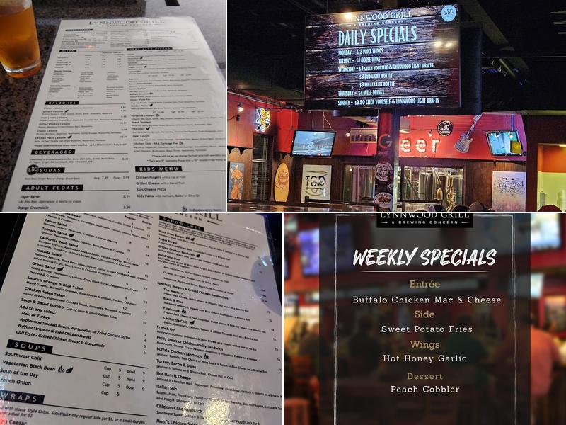 Lynnwood Grill & Brewing Company Menu