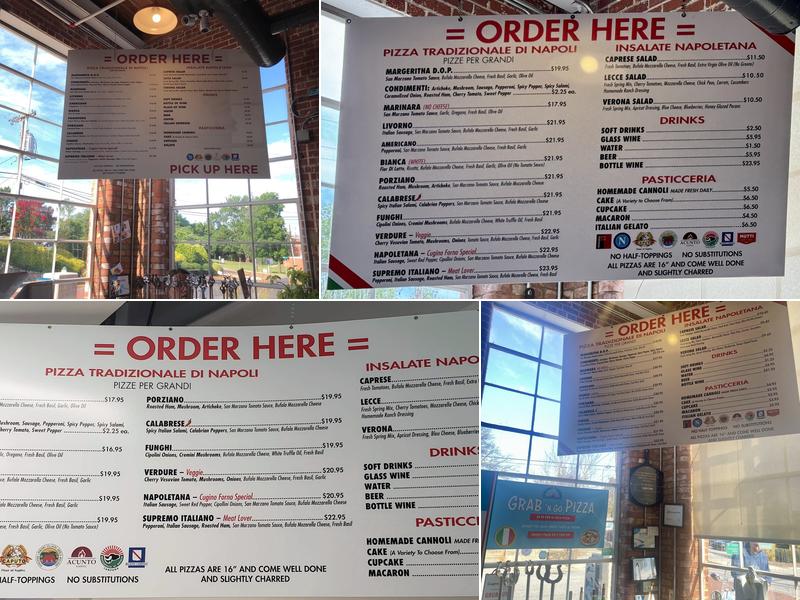 Cugino Forno Pizzeria Menu