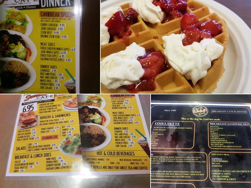 Summit Cafe Menu