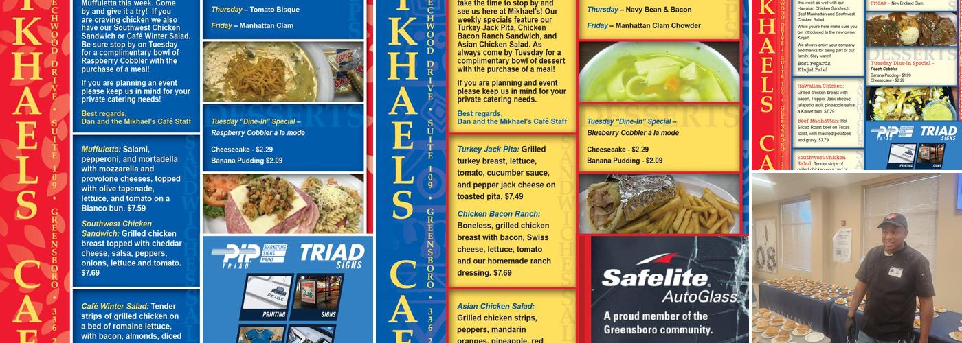 Mikhael’s Café & Catering Menu
